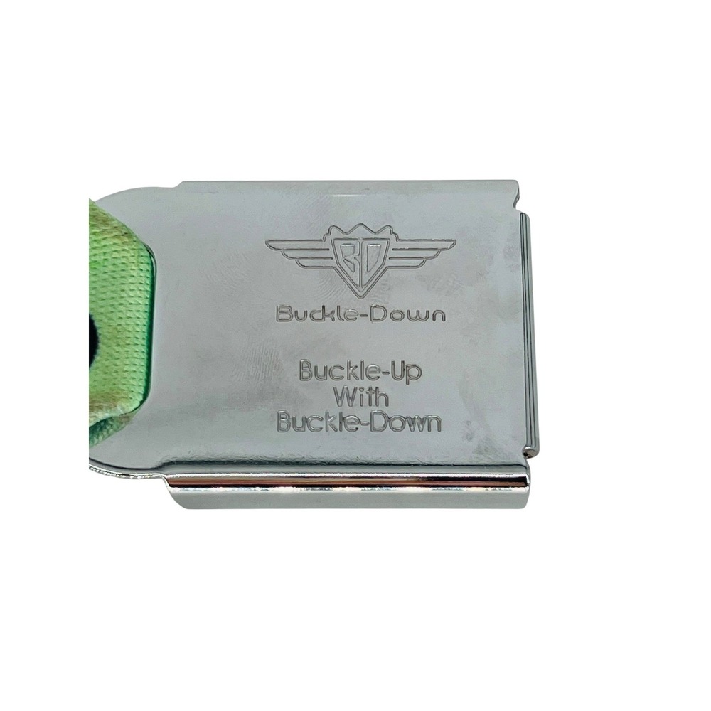 Buckle-Down Star Wars Grogu Belt Unisex 24-38 Green Mandalorian Grogu Baby Yoda - Picture 8 of 10